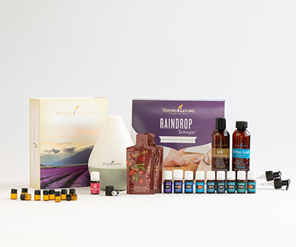 YL Kit de Inicio Premium con Raindrop y Drew Drop Diffuser