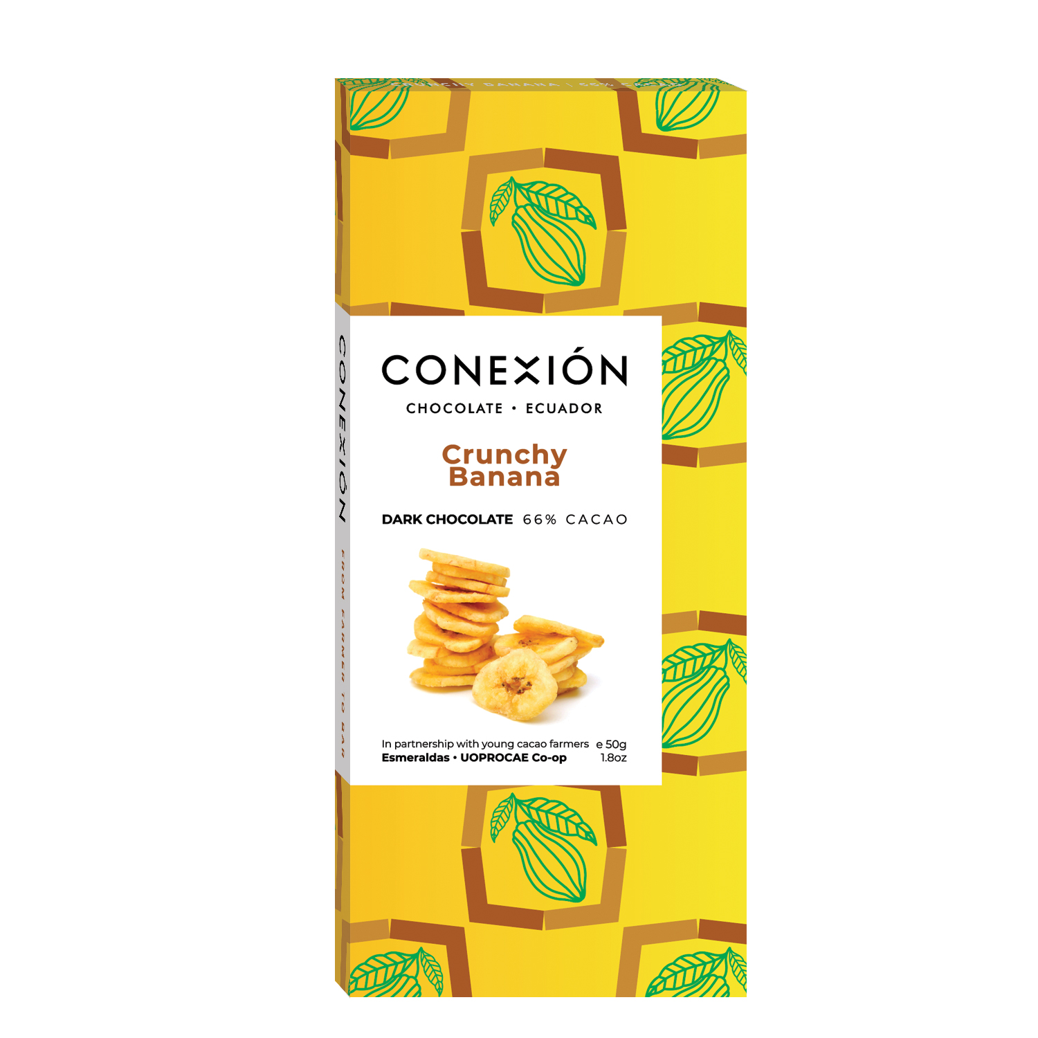 Crunchy Banana 66% CONEXION 50GM