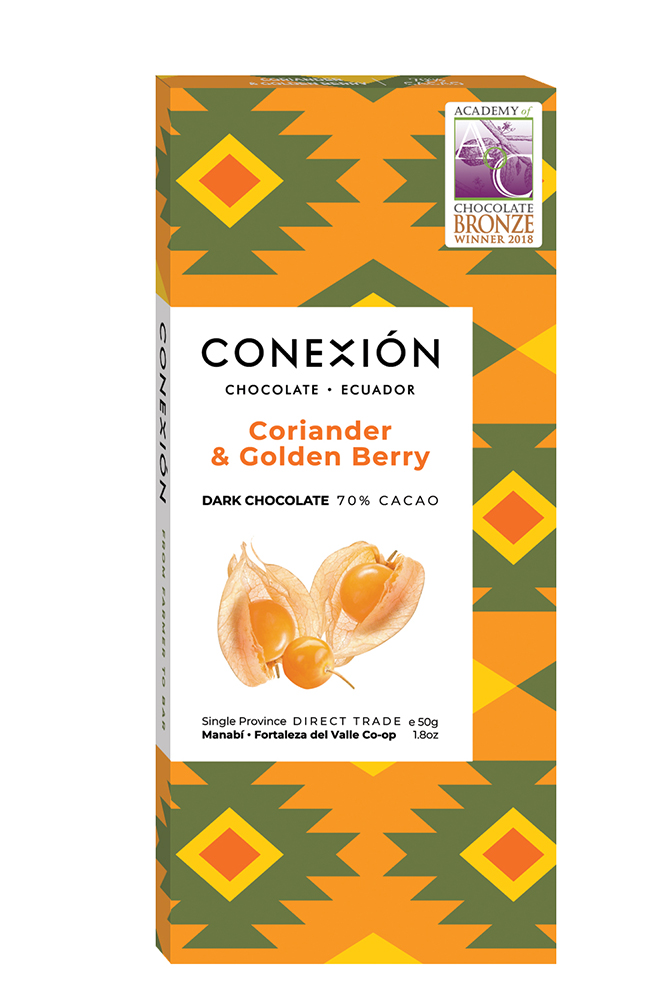 Coriander & Golden Berries 70% CONEXION 50GM
