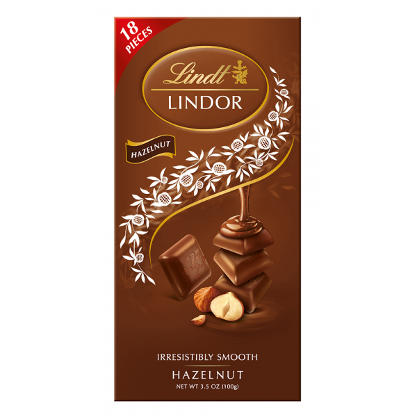 Lindt Lindor Milk Chocolate Hazelnut 100g