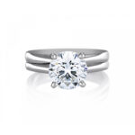 Infinity Solitaire Rings