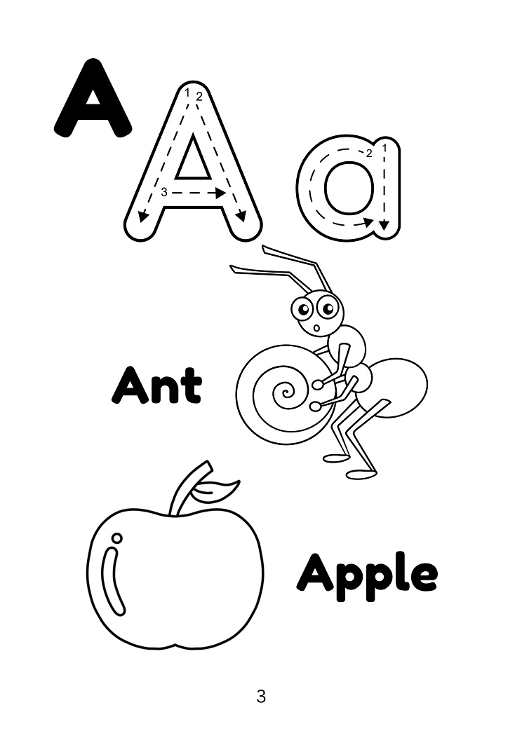 ABC Advantures Coloring Book - Image 2