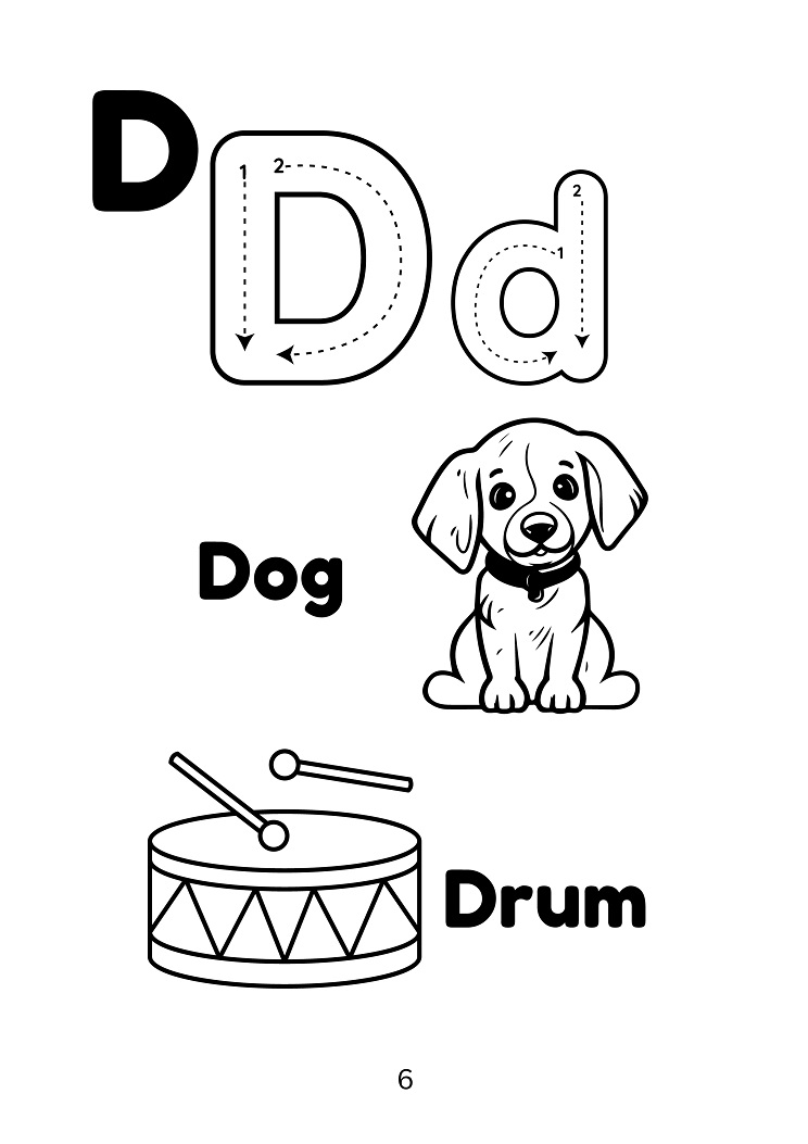 ABC Advantures Coloring Book - Image 5