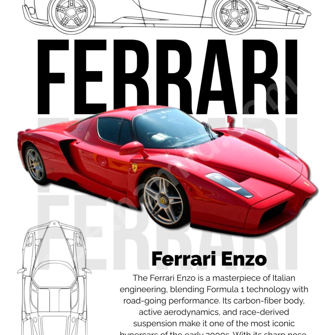 Ferrari Enzo Blueprint