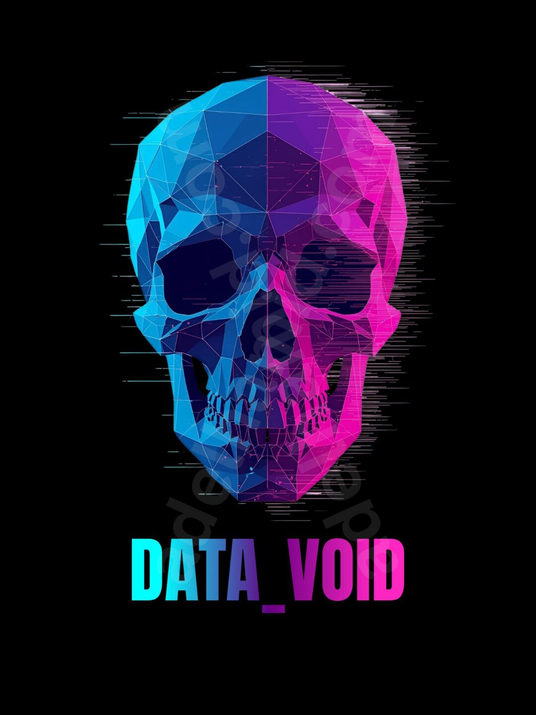 Geometric Skull  - Digital Art - Image 4
