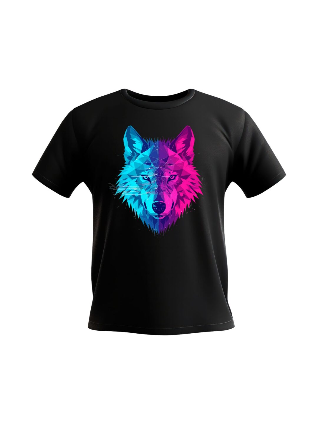 Geometric Wolf - Digital Art