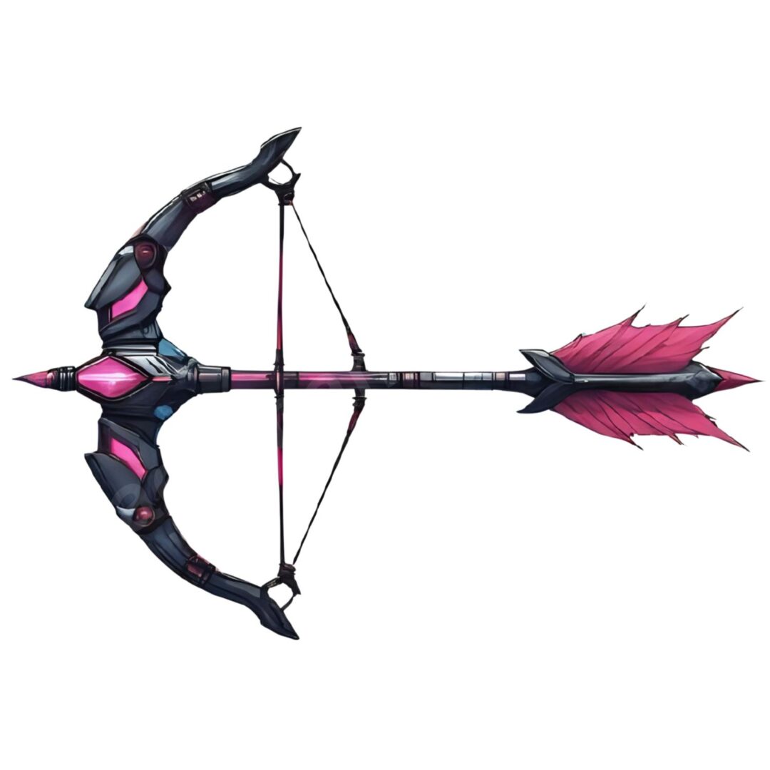 Cyberpunk Sagittarius illustration – neon with roses