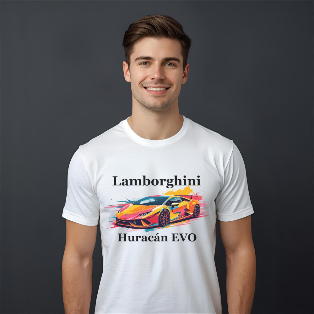 Firestroke – Lamborghini Huracán EVO Pop Art Digital Illustration