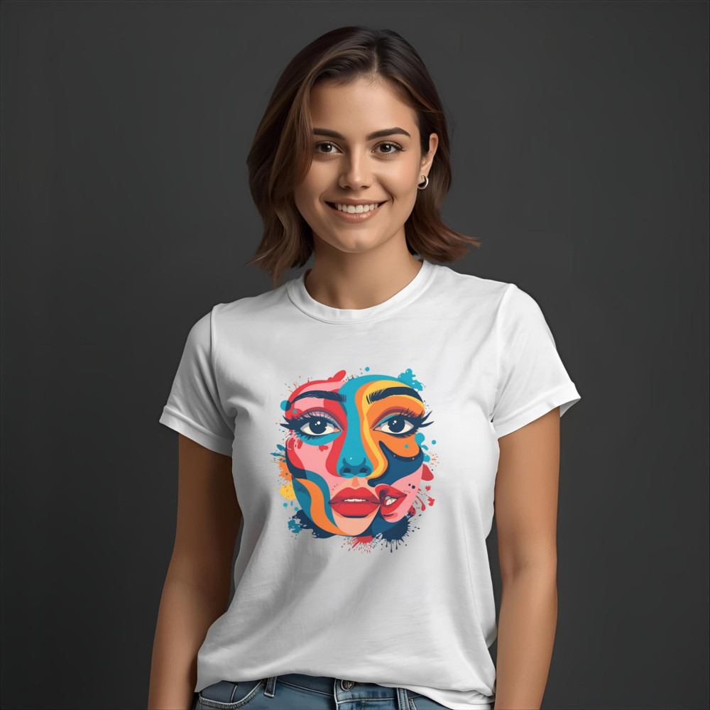 Chromatic Persona – Expressive Pop Art Digital Illustration