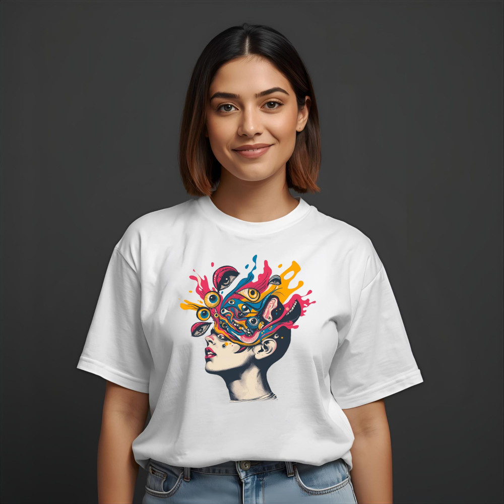 Cognitive Overdrive – Surreal Pop Art Digital Illustration